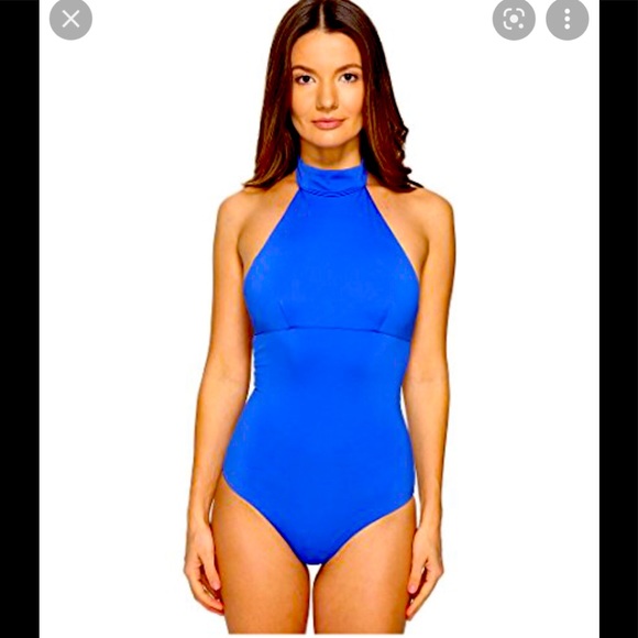 Onia Other - ONIA HEATHER ONE PIECE SWIMSUIT IN COBALT BLUE SIZE XSMALL NEW WITH TAGS